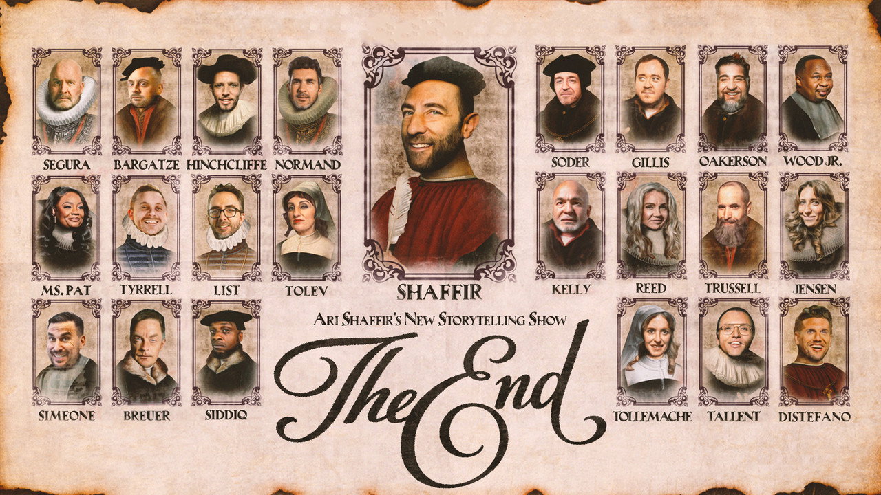 The End backdrop