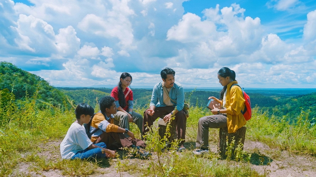 MAJU (Jejak Pahit si Kembang Gula) backdrop