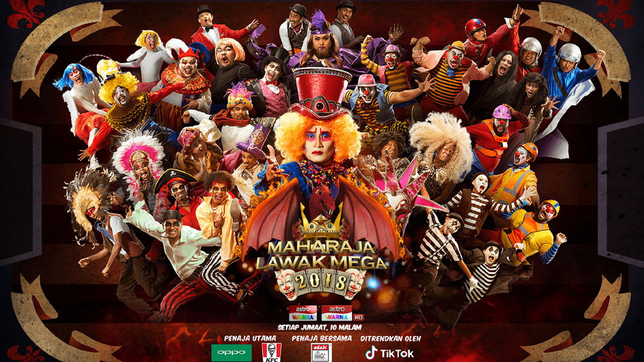 Maharaja Lawak Mega backdrop