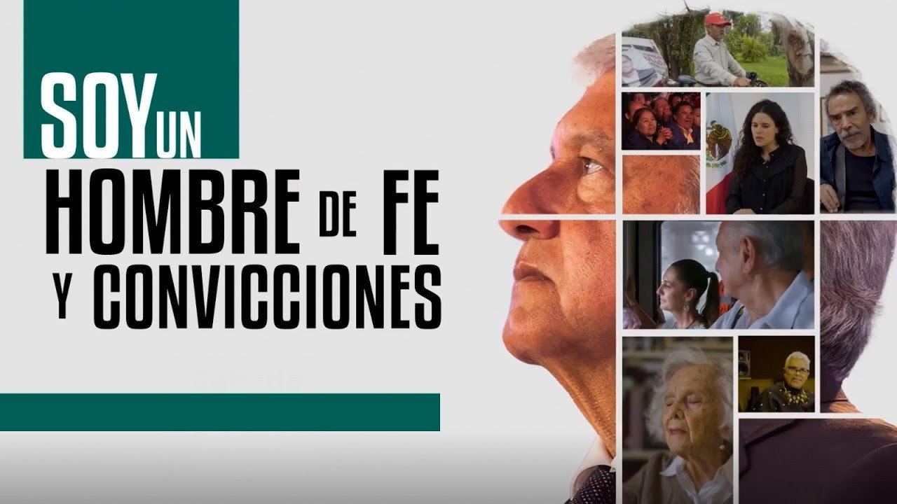 Soy un hombre de fe y convicciones backdrop