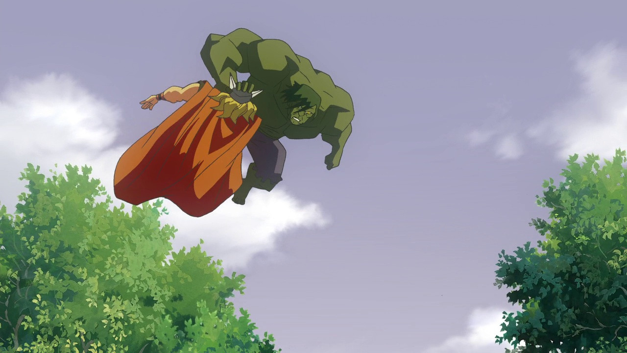 Hulk vs. Thor backdrop