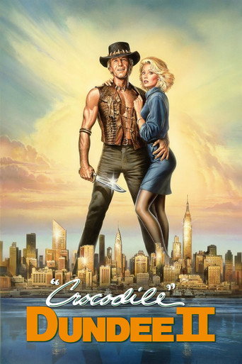 Crocodile Dundee II (1988) poster