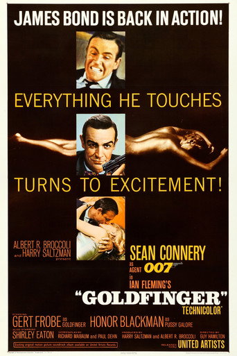 Goldfinger (1964) poster