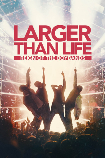 Larger than Life: Reign of the Boybands (2024) poster