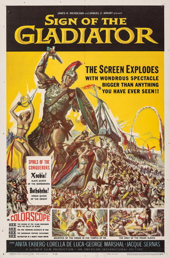 Sign of the Gladiator (1959) poster