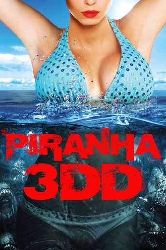 Piranha 3DD (2012) poster