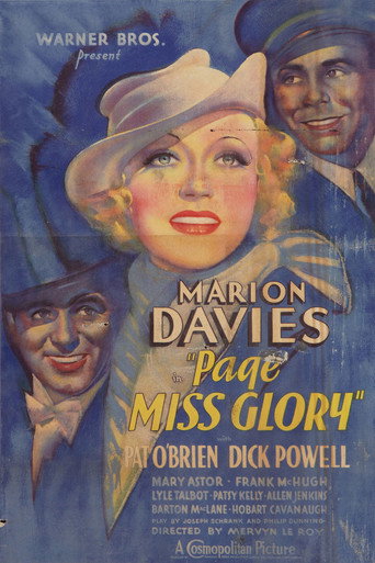 Page Miss Glory (1935) poster