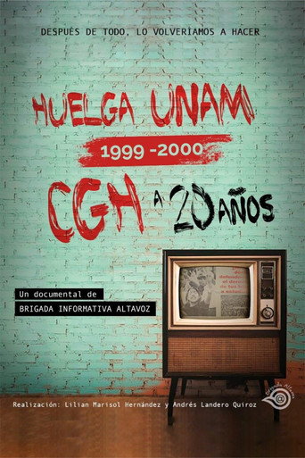 Huelga UNAM 1999 - 2000: CGH a 20 Años (2019) poster