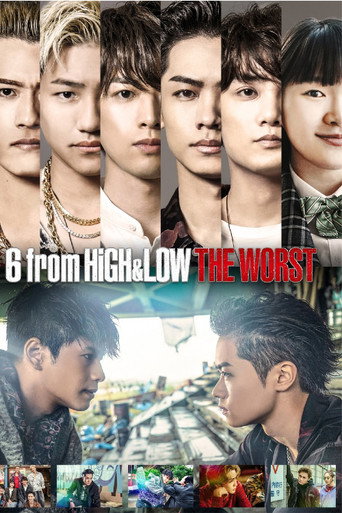 6 from HiGH&LOW THE WORST (2020) poster