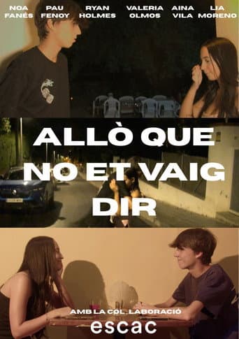 Allò que no et vaig dir (2026) poster