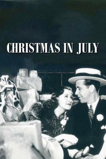 Christmas in July (1940) poster