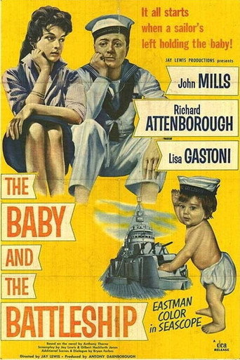 The Baby and the Battleship (1956) poster