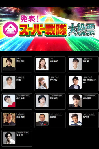 Announcement! All Super Sentai Grand Vote (2025) poster