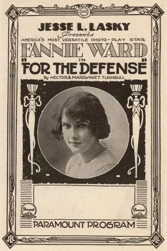 For the Defense (1916) poster