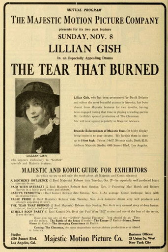 The Tear That Burned (1914) poster