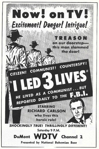 I Led Three Lives (1953) poster