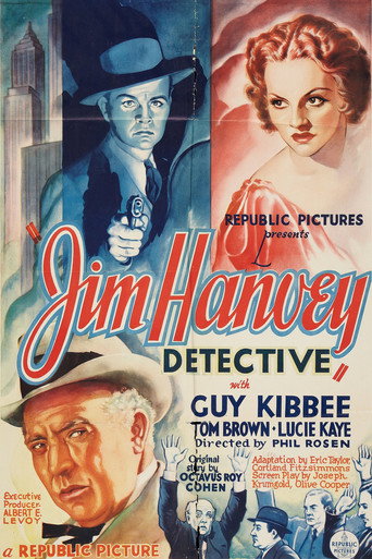 Jim Hanvey, Detective (1937) poster