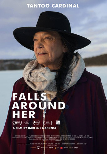 Falls Around Her (2018) poster