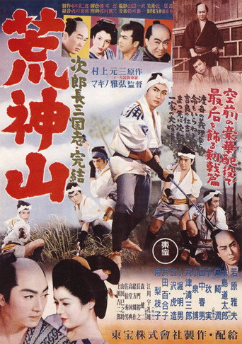 Jirocho in Disgrace (1954) poster