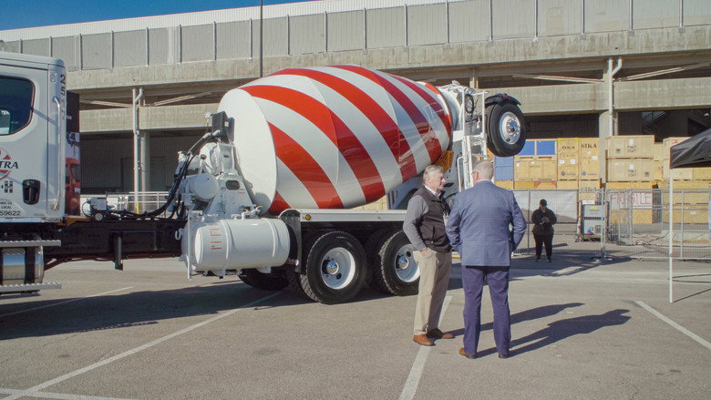 The History of Concrete backdrop