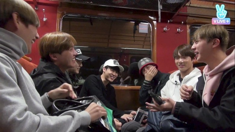 BTS: Bon Voyage backdrop
